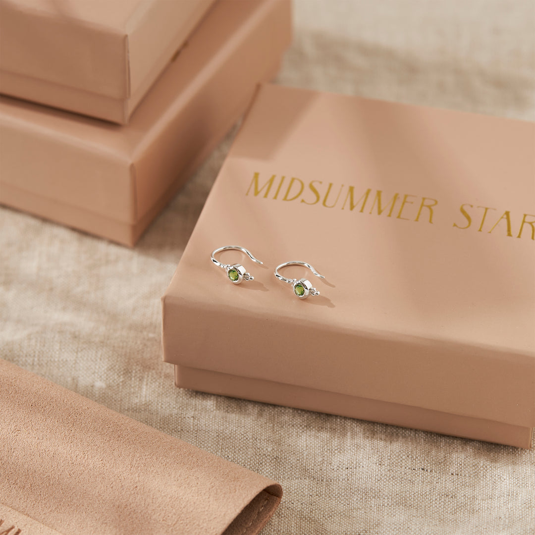 Glisten Peridot Earrings