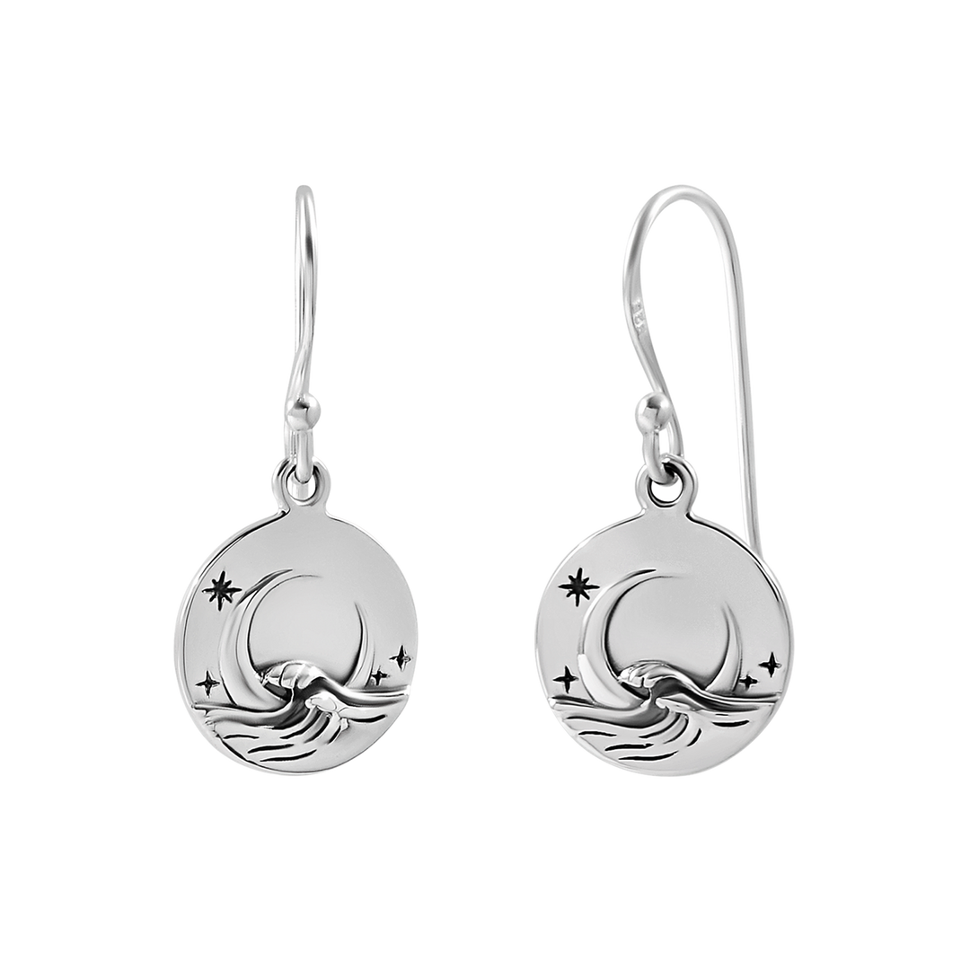 Moonlit Waves Earrings