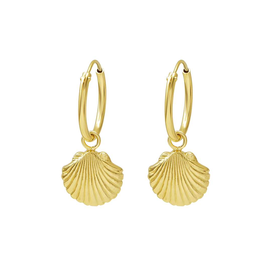 Sandshell Hoops Gold