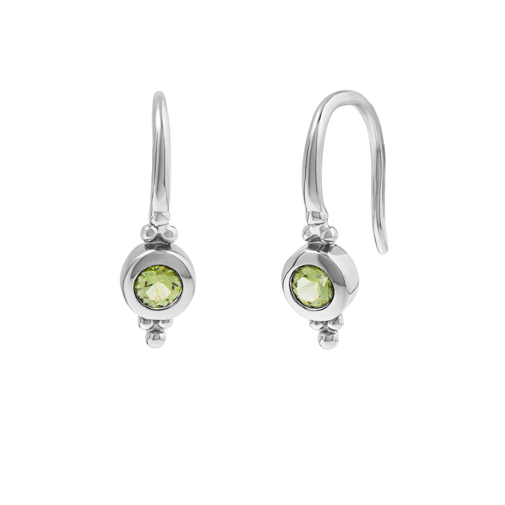 Glisten Peridot Earrings