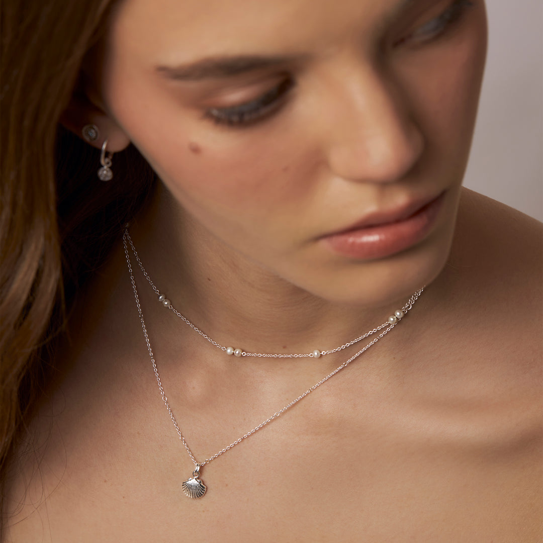 Textured Seashell Necklace