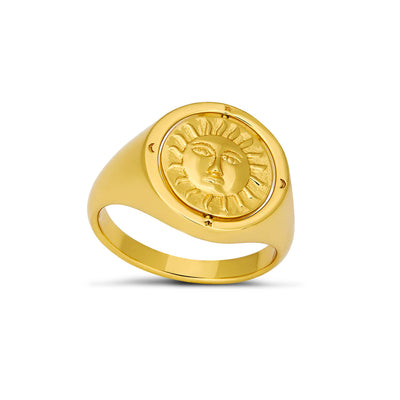 Hidden Tarot Ring Gold