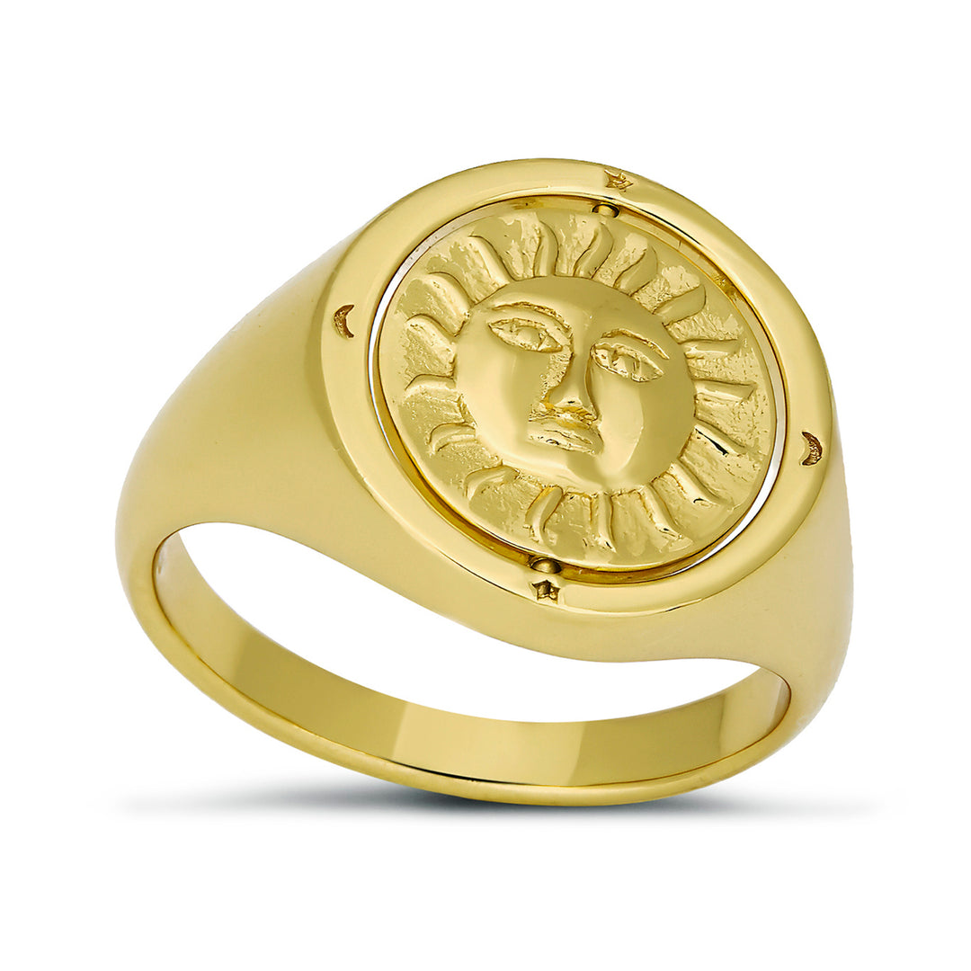 Hidden Tarot Ring Gold
