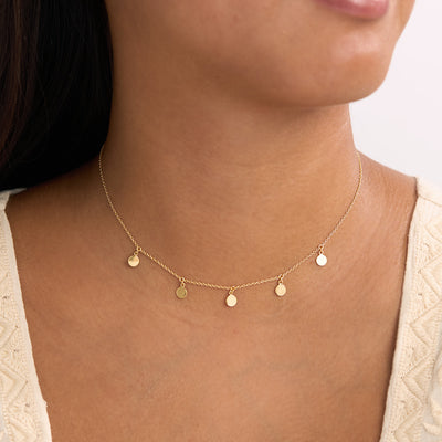 In Alignment Gold Necklace