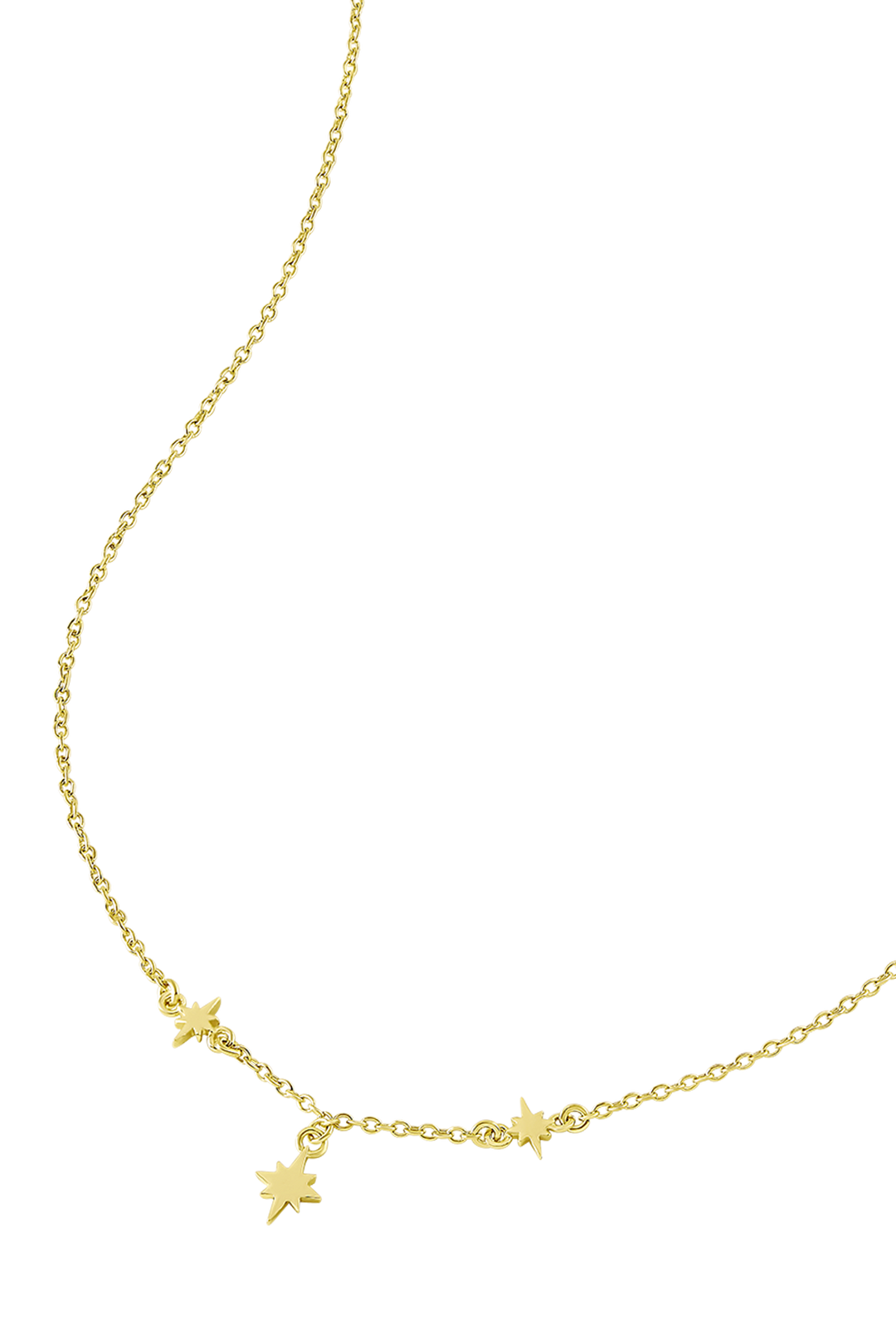 Celestial Star Necklace Gold