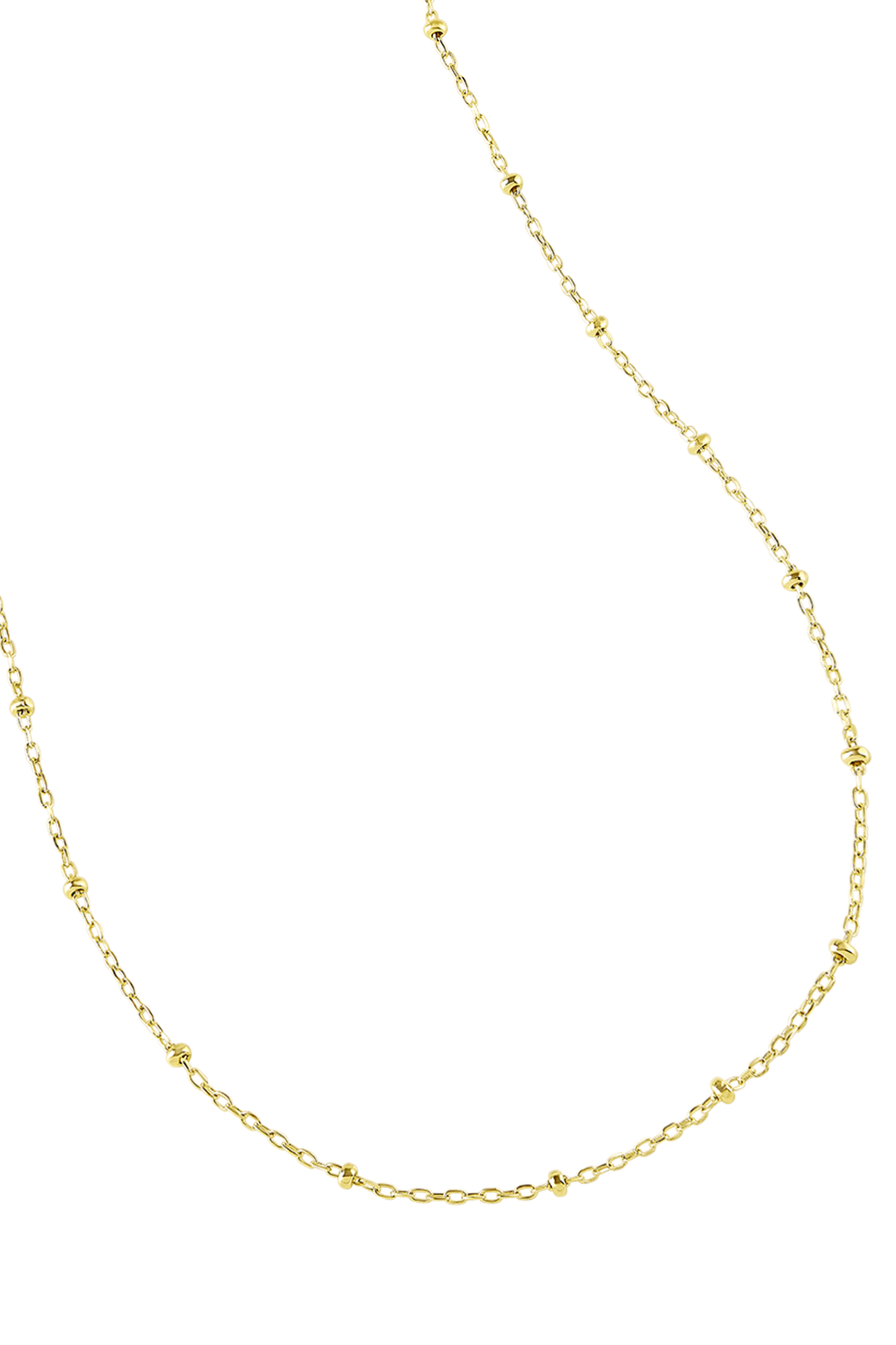 Disco Chain Necklace Gold