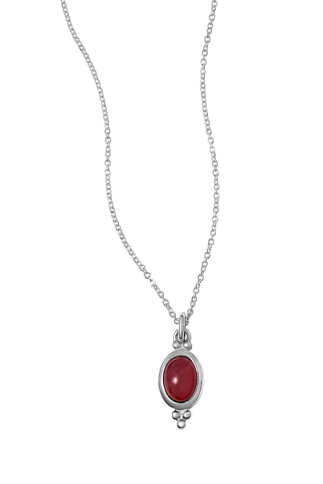 Moon Song Garnet Necklace