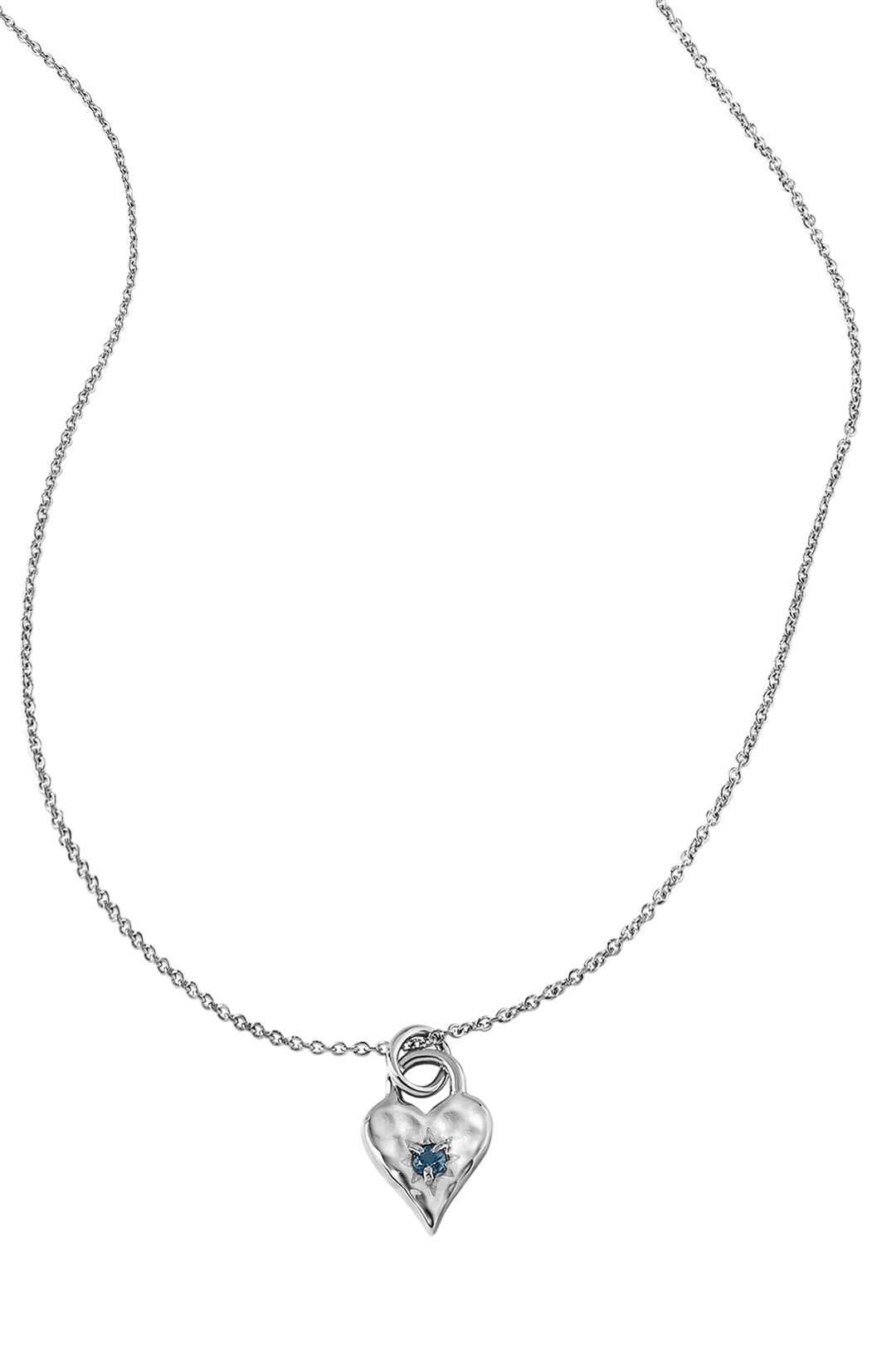 Love Heart London Blue Necklace