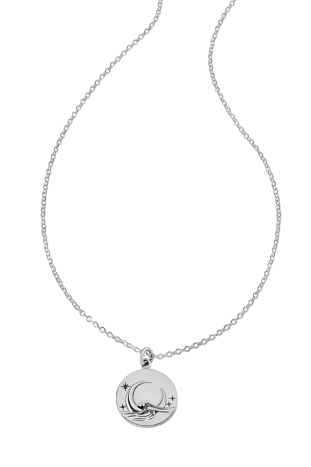 Moonlit Waves Necklace