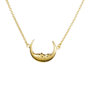 La Luna Necklace Gold