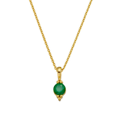 Glisten Green Onyx Necklace