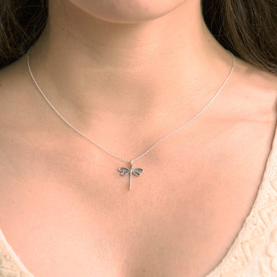 Wild Dragonfly Necklace