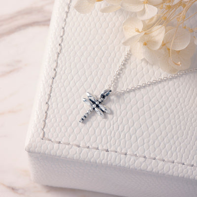 Dainty Dragonfly Necklace