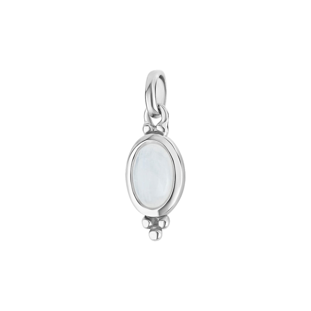 Moon Song Rainbow Moonstone Neck Charm