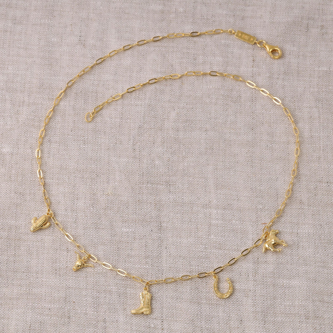 Wild West Necklace Gold