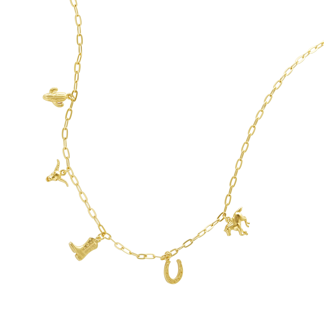 Wild West Necklace Gold