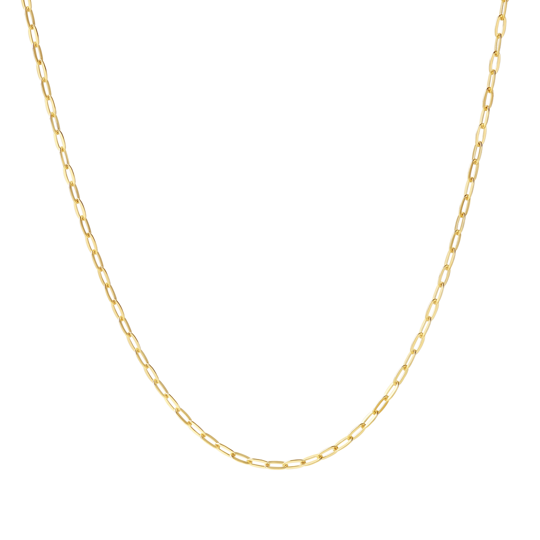 Oval Link Chain Gold