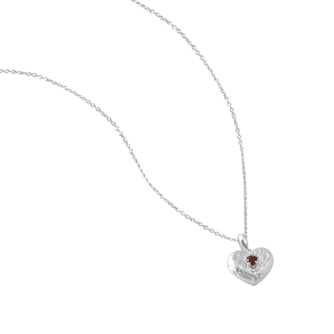 Eternal Love Garnet Locket