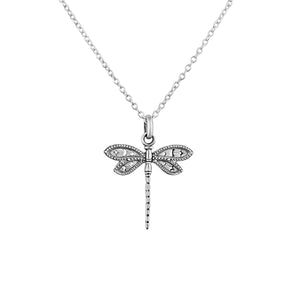 Wild Dragonfly Necklace