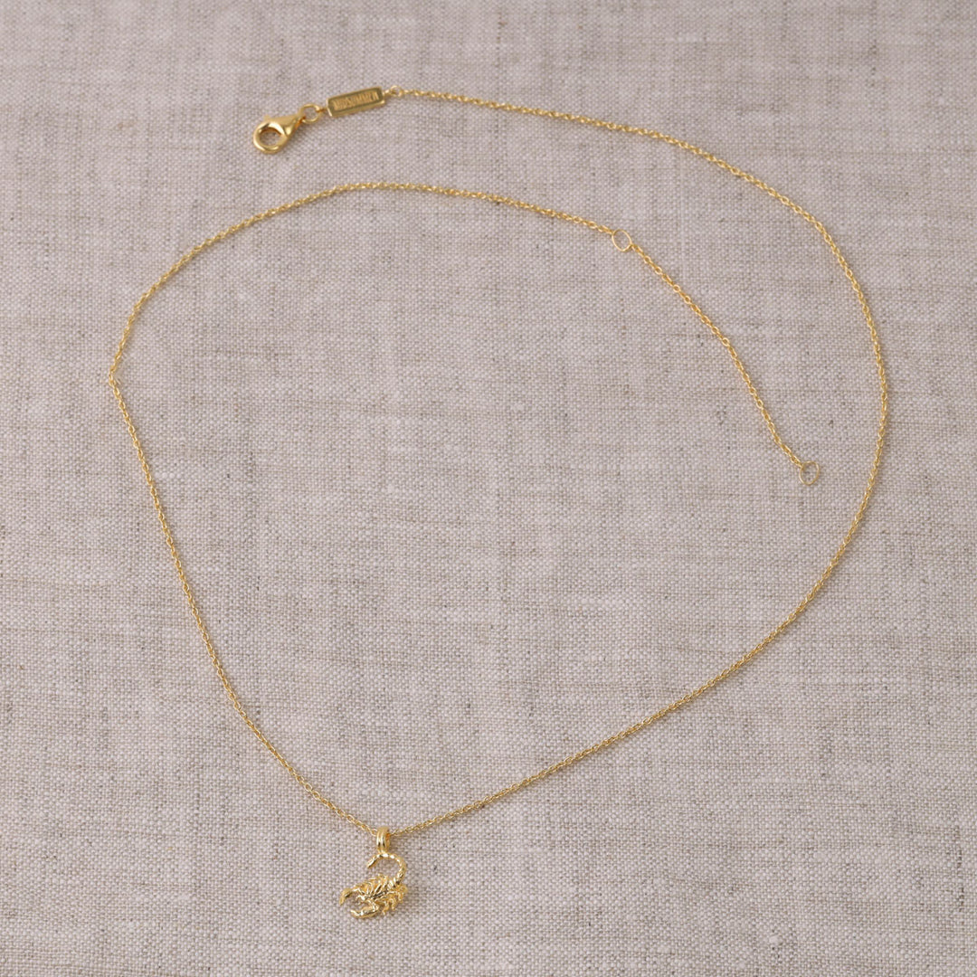 Scorpion Necklace Gold