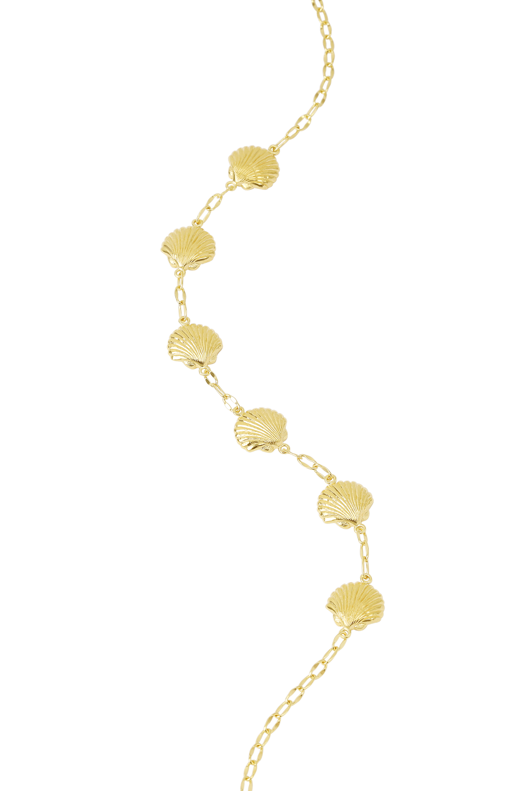 Sandshell Symphony Necklace Gold