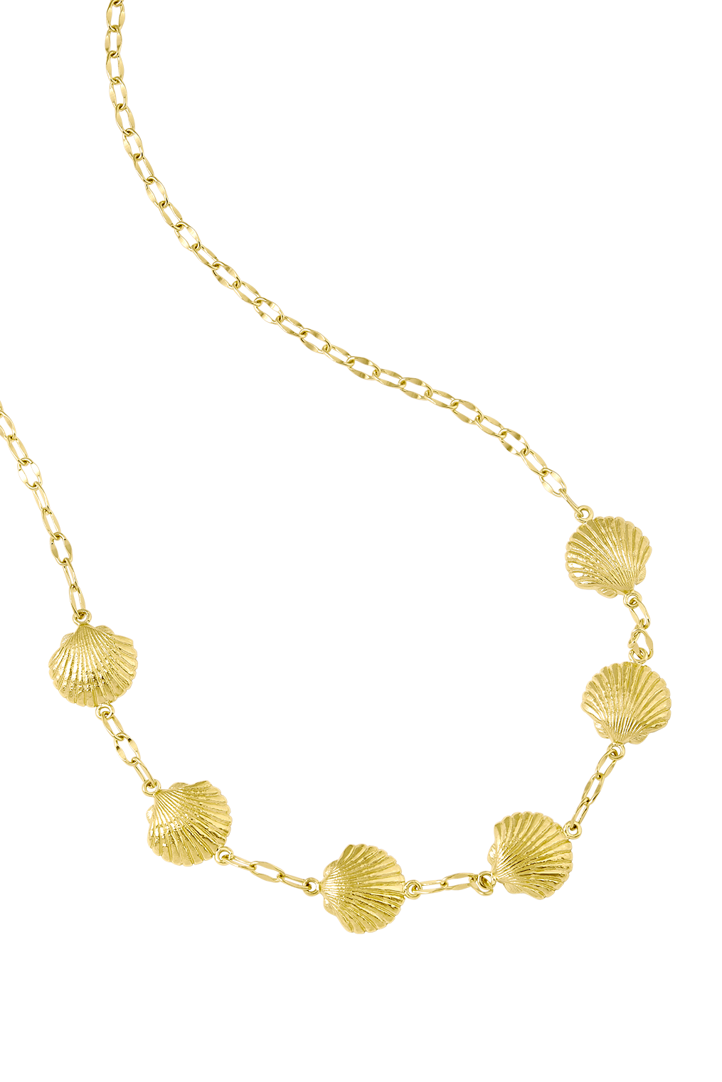 Sandshell Symphony Necklace Gold