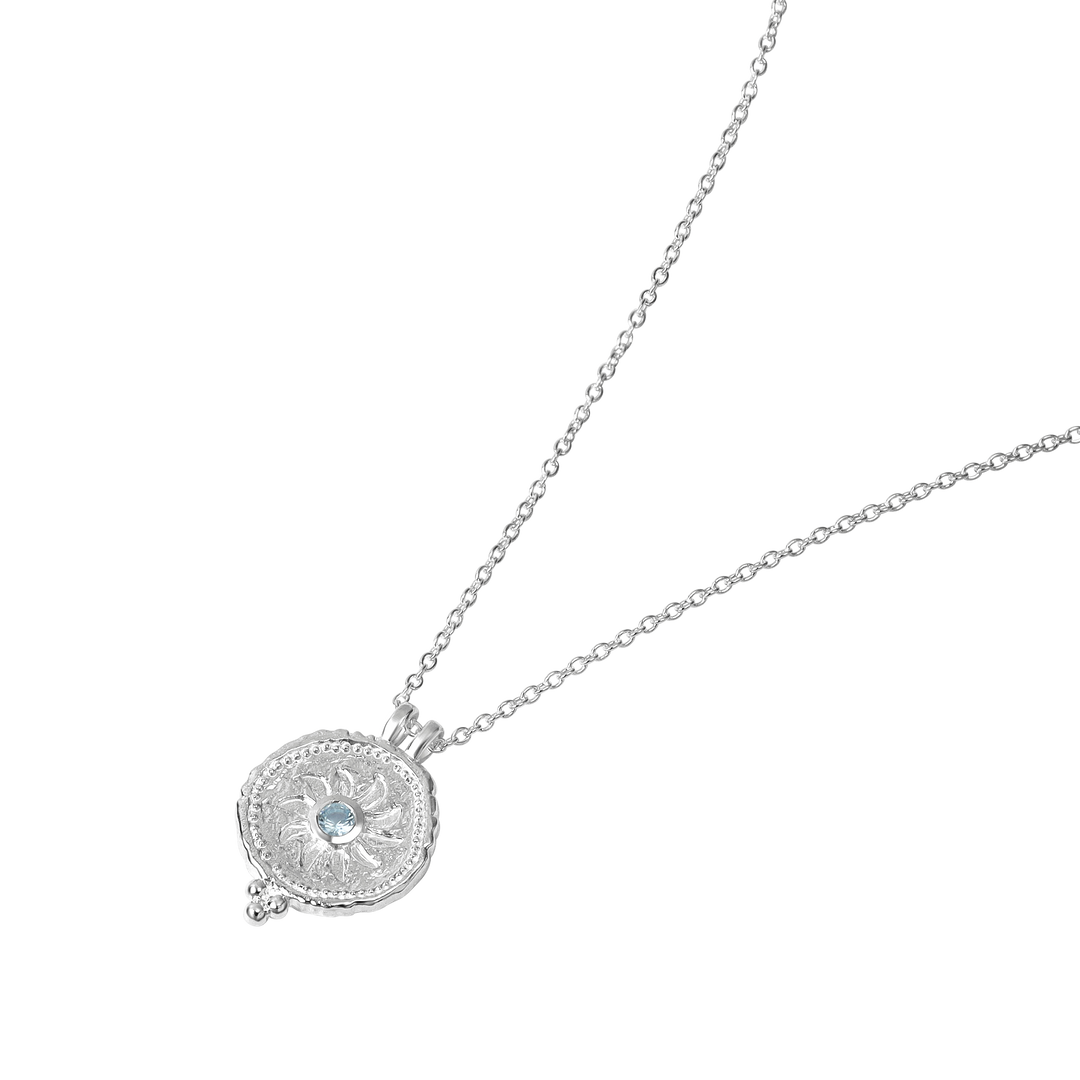 Helios Blue Topaz Necklace