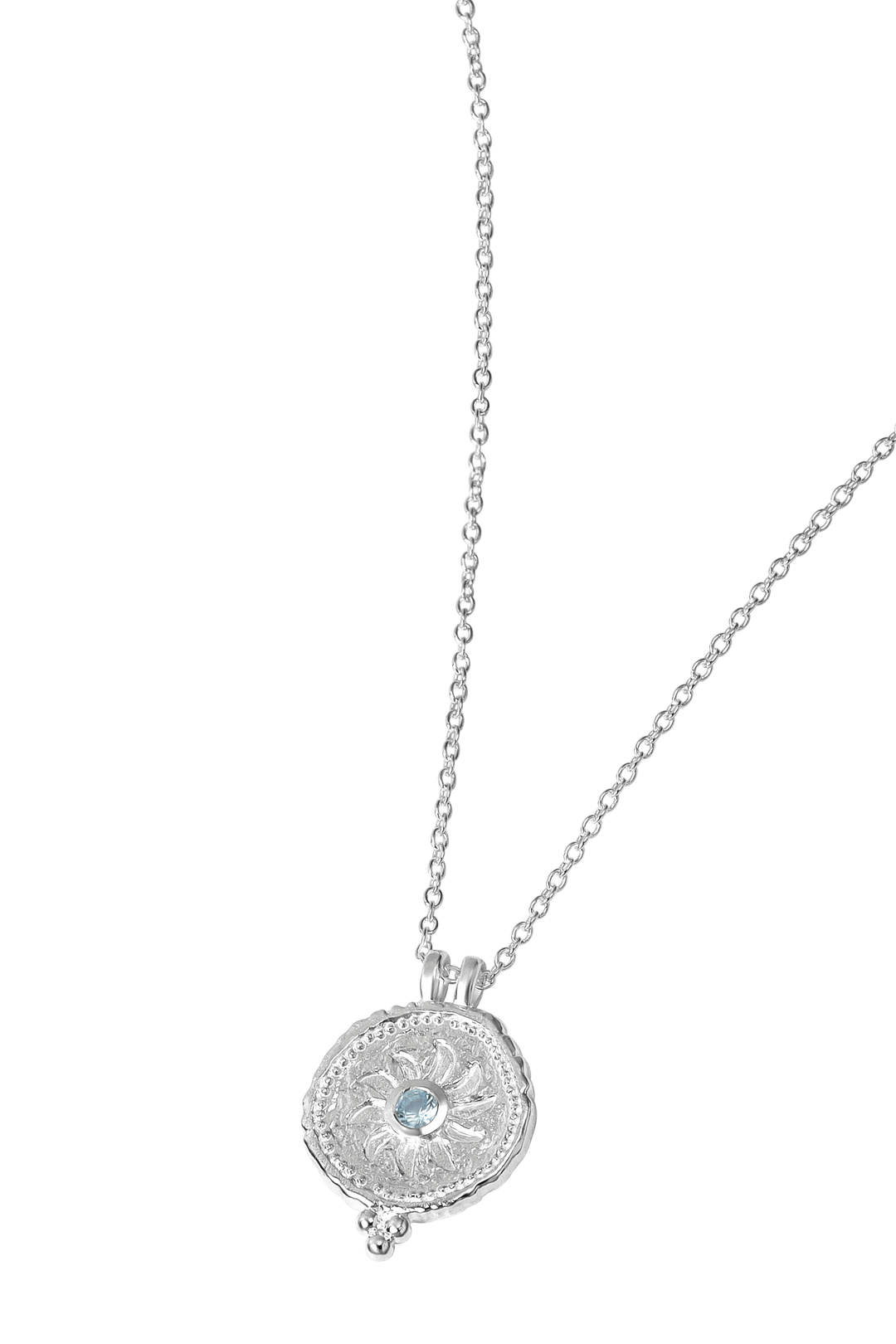 Helios Blue Topaz Necklace