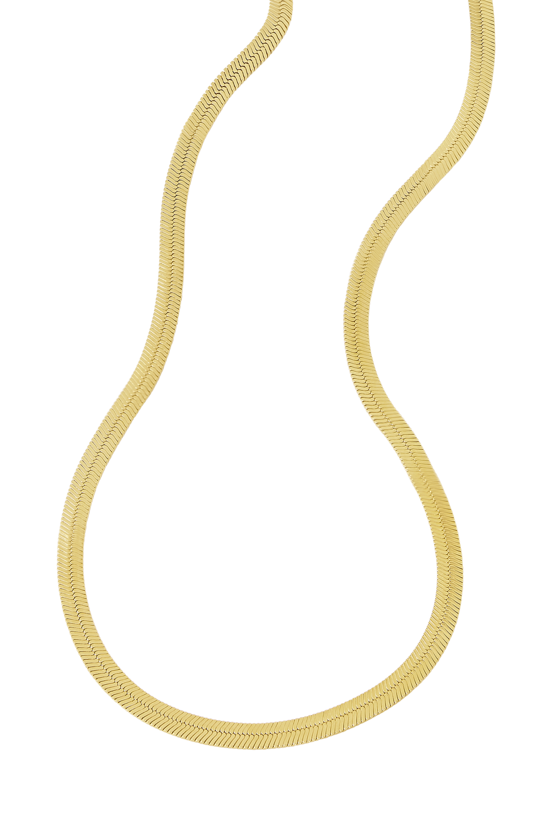 Flat Snake Chain Gold