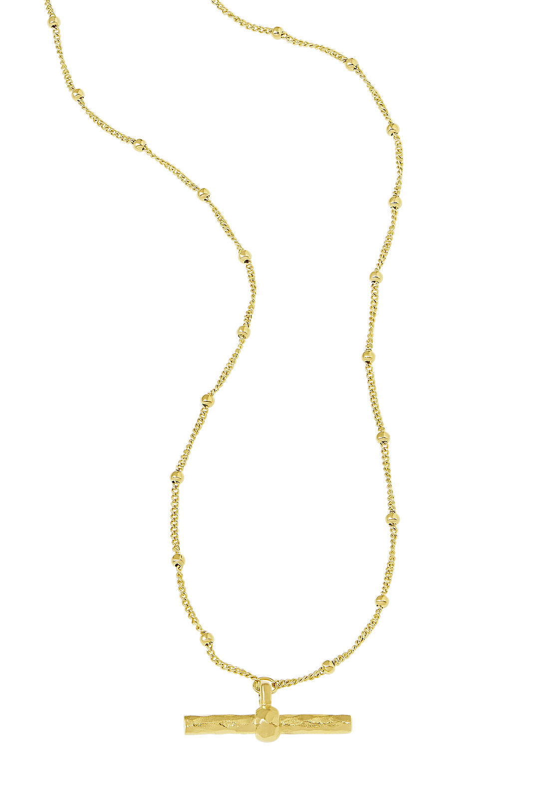 Delicate Bar Necklace Gold
