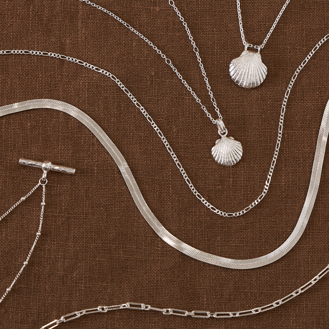 Textured Seashell Necklace