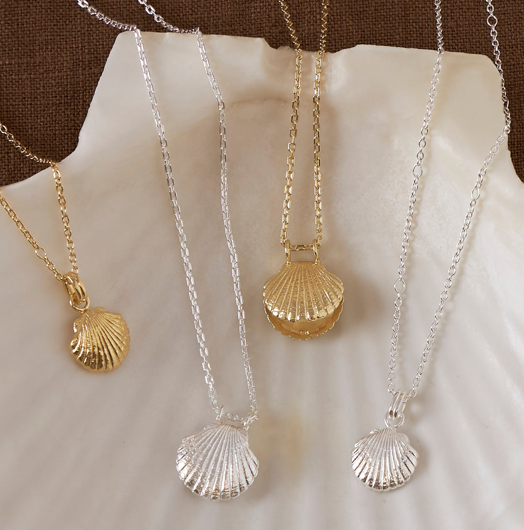 Textured Seashell Locket