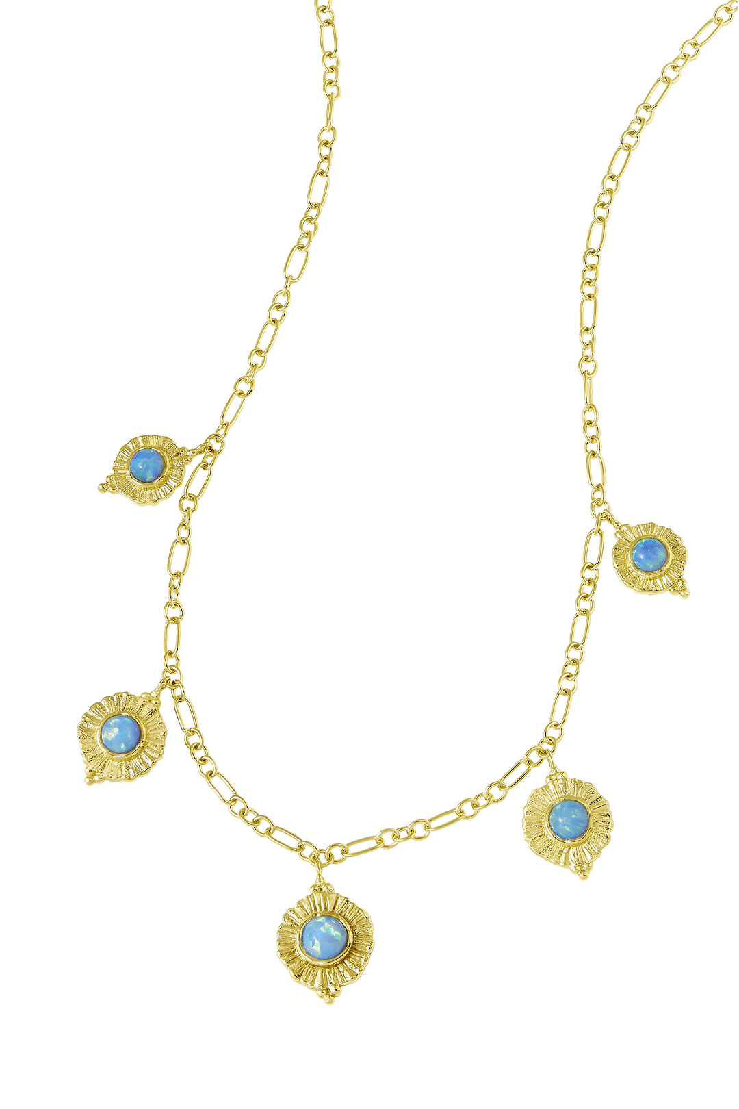 Dreamy Veya Opal Necklace Gold