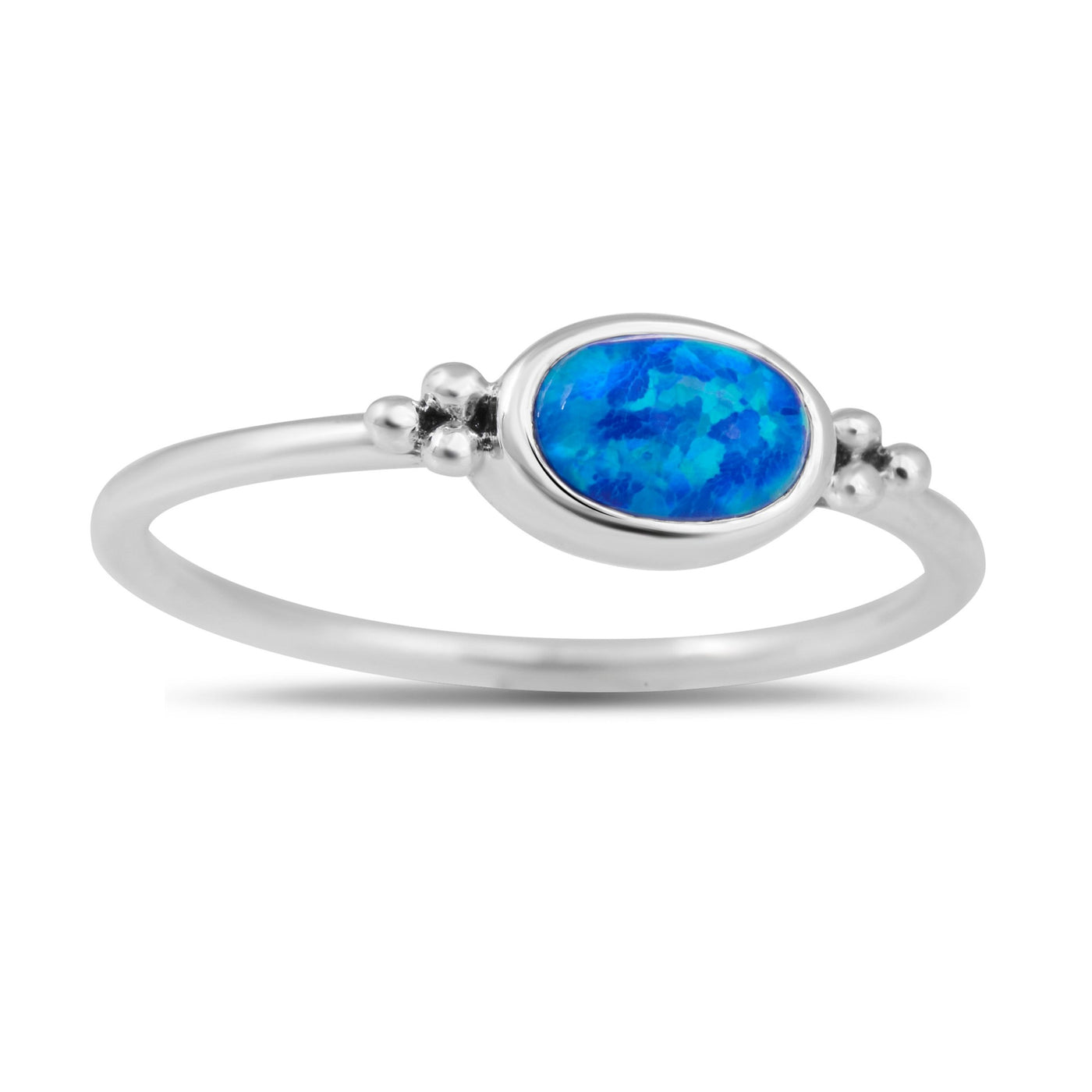 The Visionary Blue Opal Ring