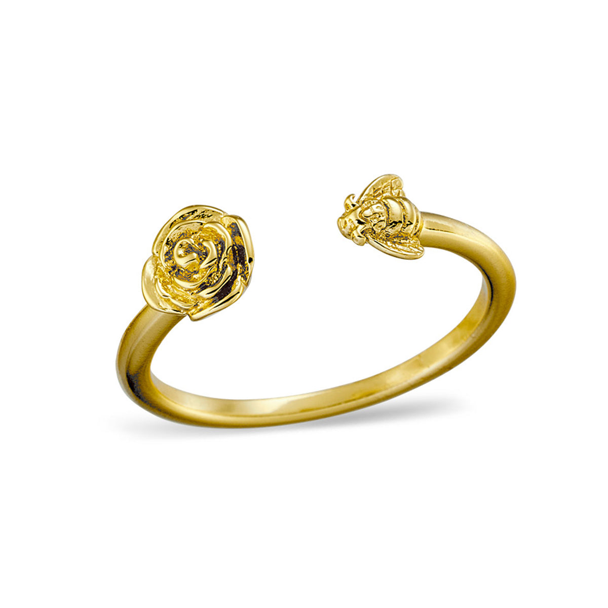 Sweet Bee Ring Gold