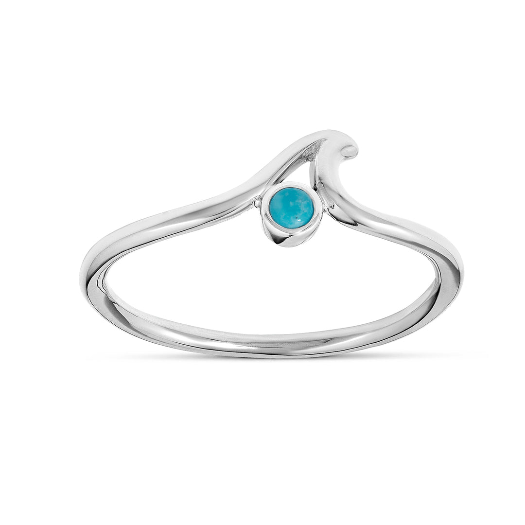 Dainty Ripple Opal Ring