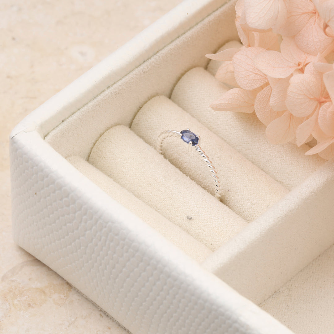 Interwoven Sapphire Ring