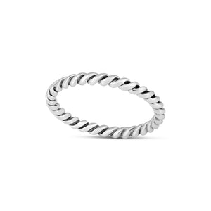 Rope Twist Ring Band