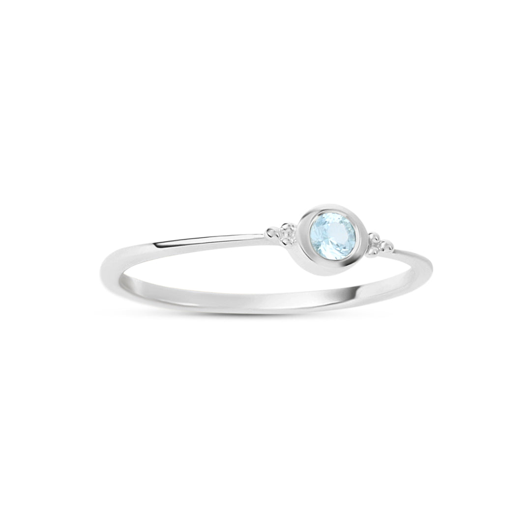 Glisten Blue Topaz Ring