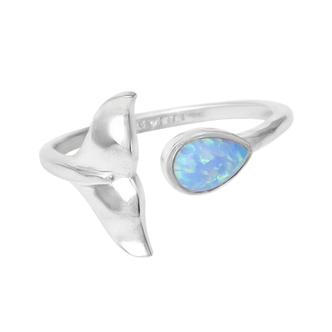 Whale Tail Opal Ring