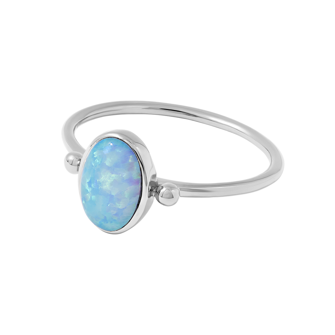 The Lovers Azure Opal Ring