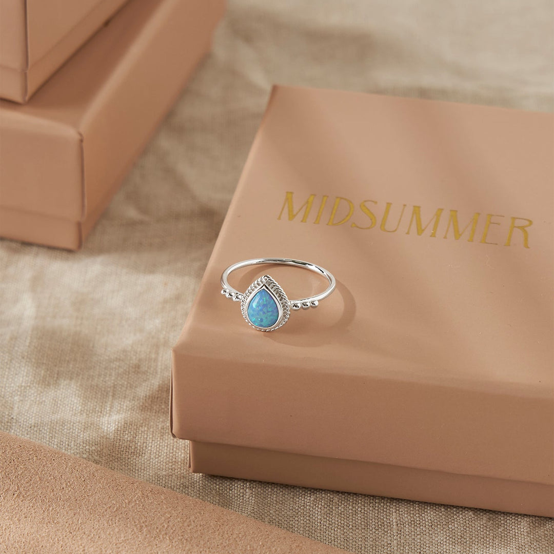 Rejoice Azure Opal Ring