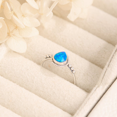 Rejoice Blue Opal Ring