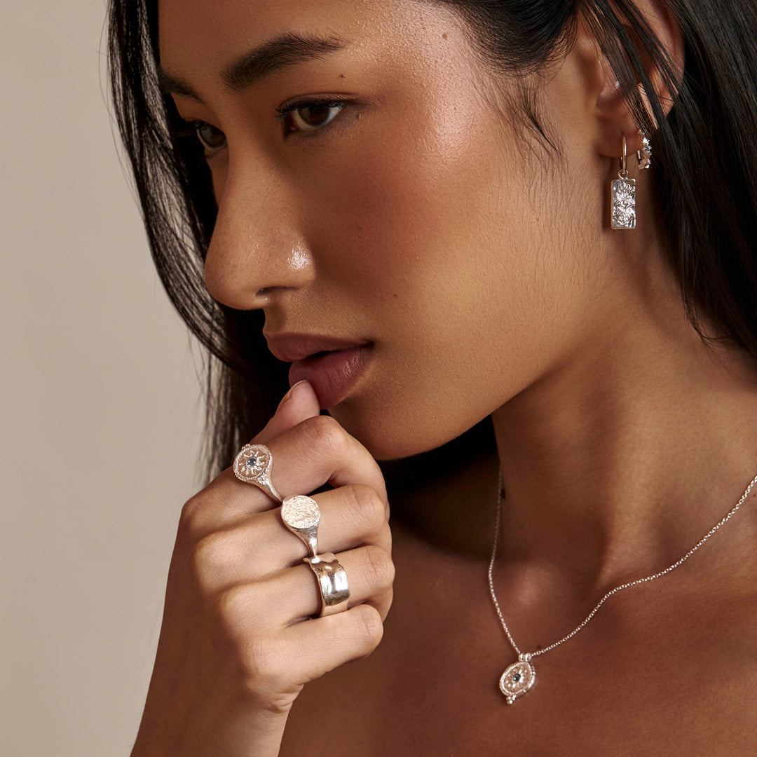 Helios Blue Topaz Ring