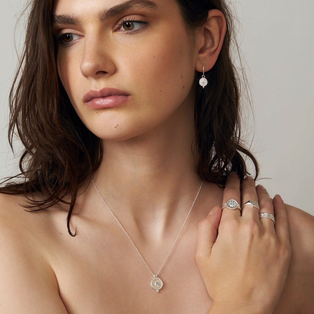 Helios Blue Topaz Ring