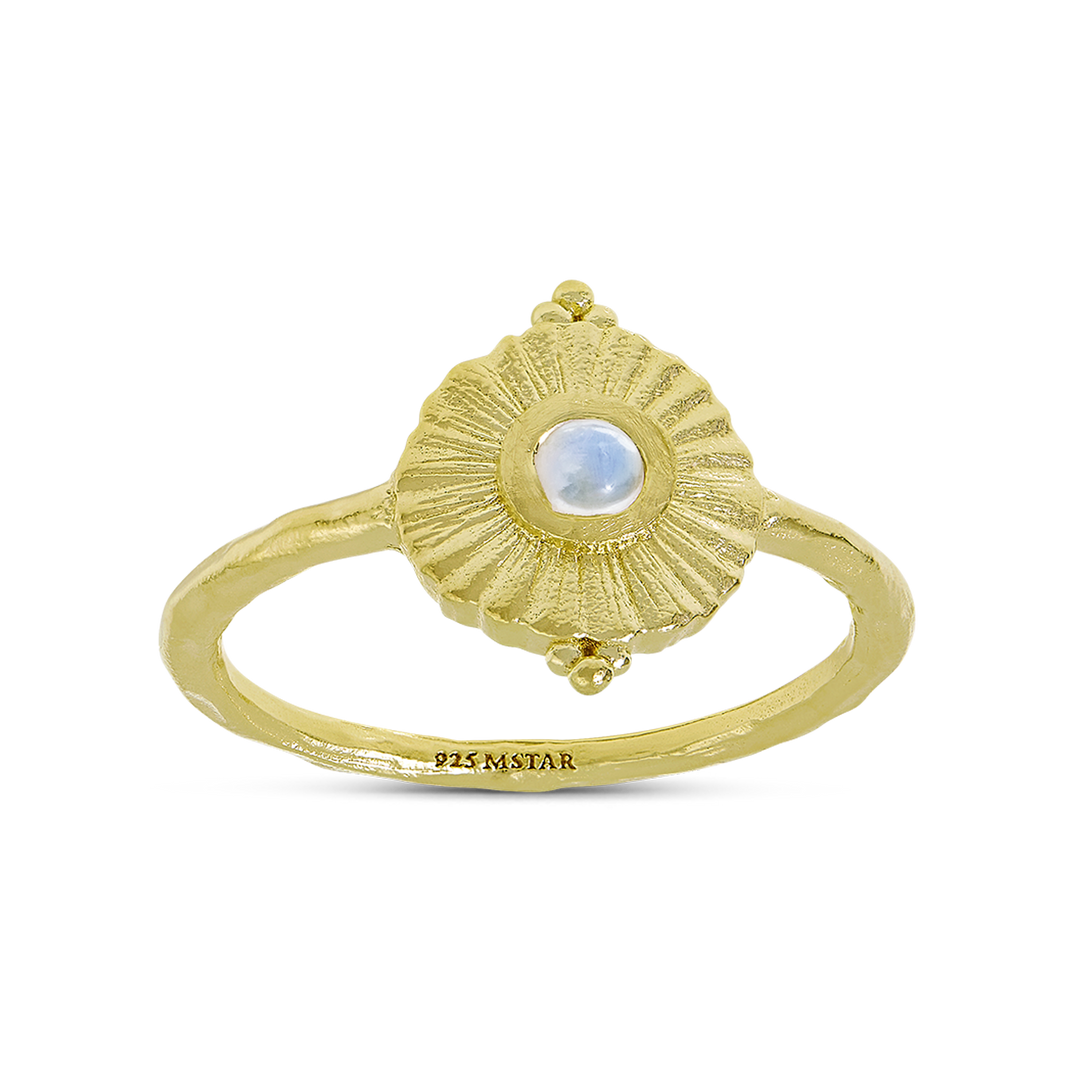 Veya Moonstone Ring Gold