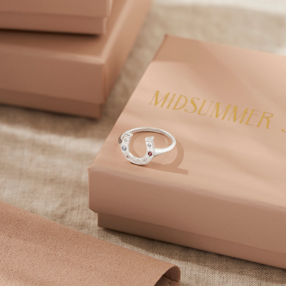 Celestial Horseshoe Ring