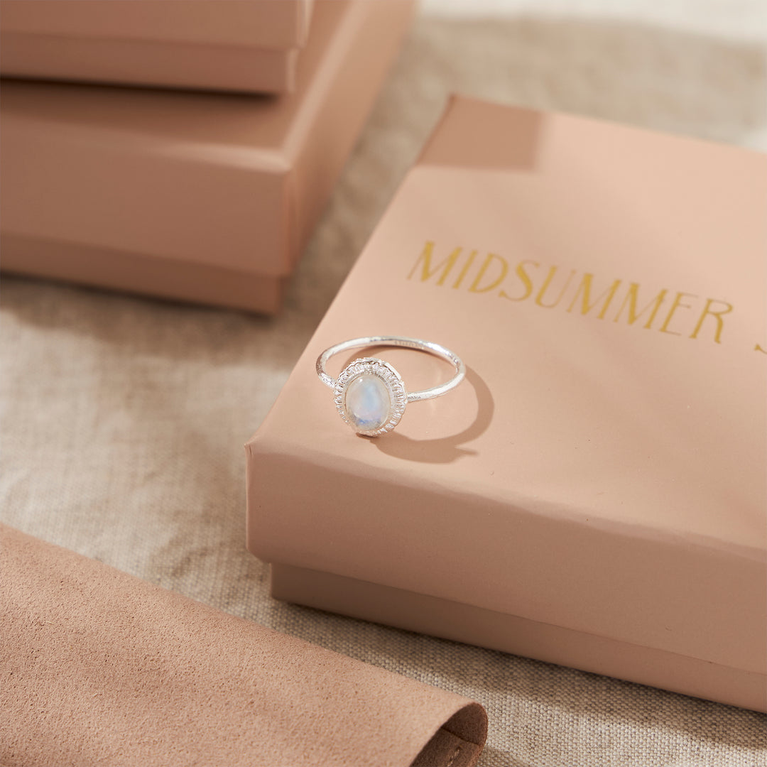 Meridian Moonstone Ring
