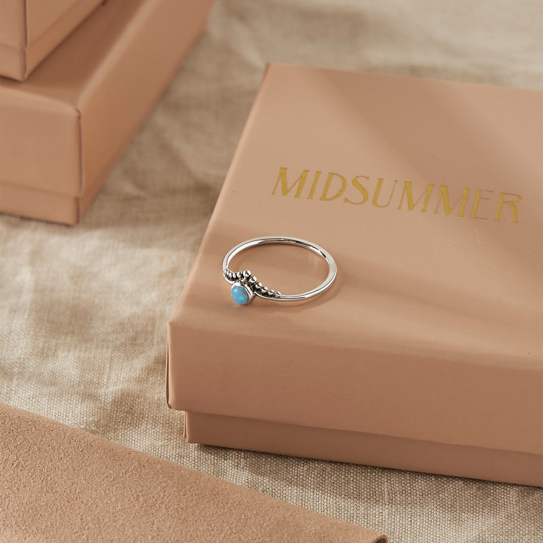 Diadème Azure Opal Ring
