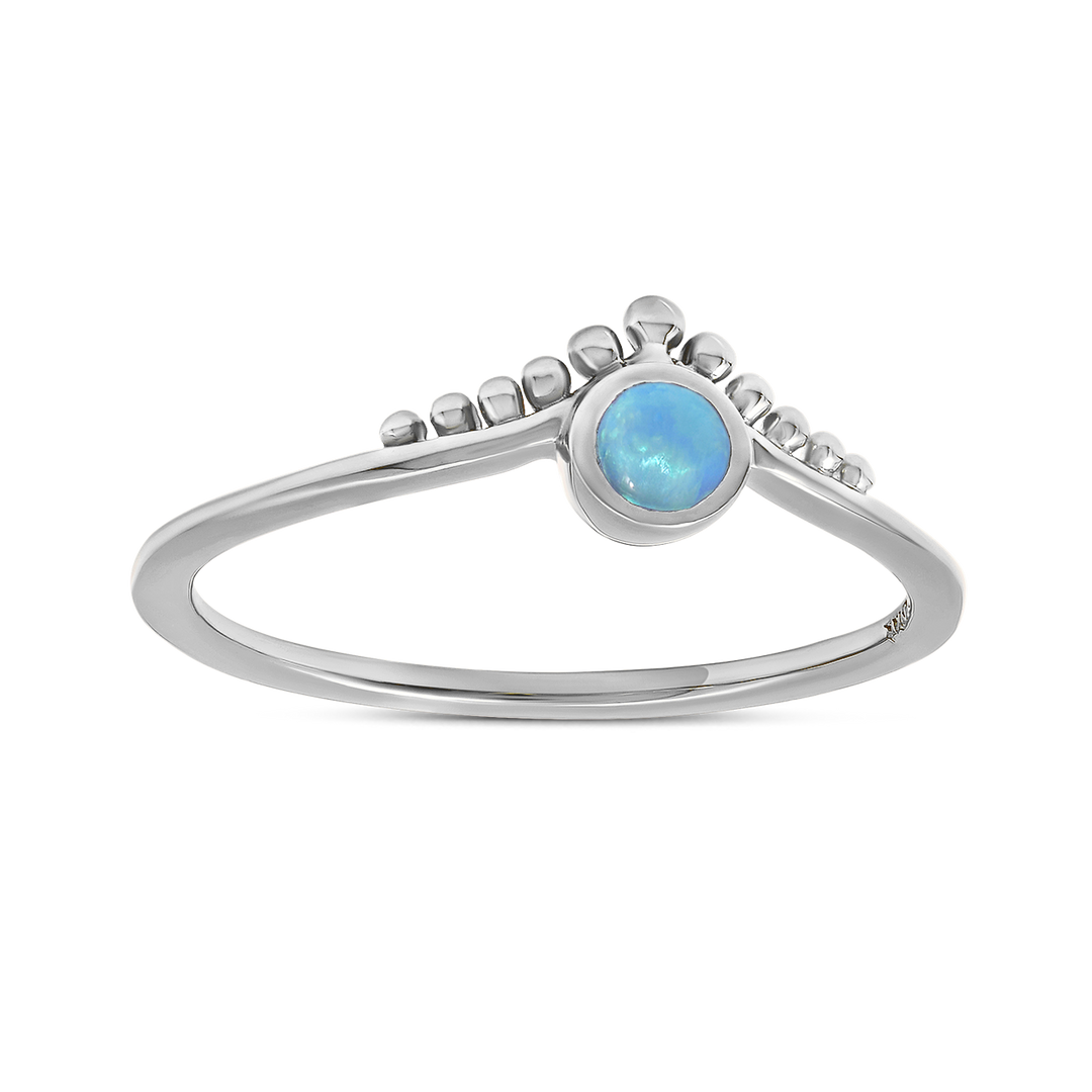 Diadème Azure Opal Ring